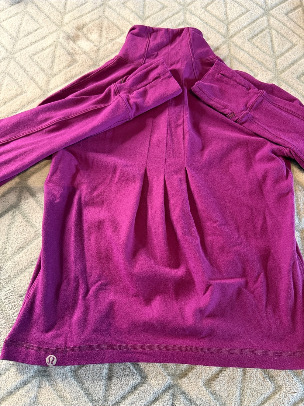 lululemon athletica Magenta/Purple Quarter-Zip Pullover